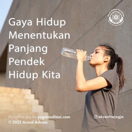 Gaya Hidup Menentukan Panjang Pendek Hidup Kita