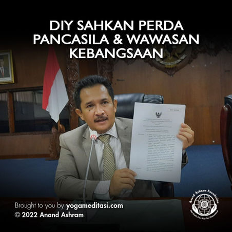 DIY Sahkan Perda Pancasila dan Wawasan Kebangsaan
