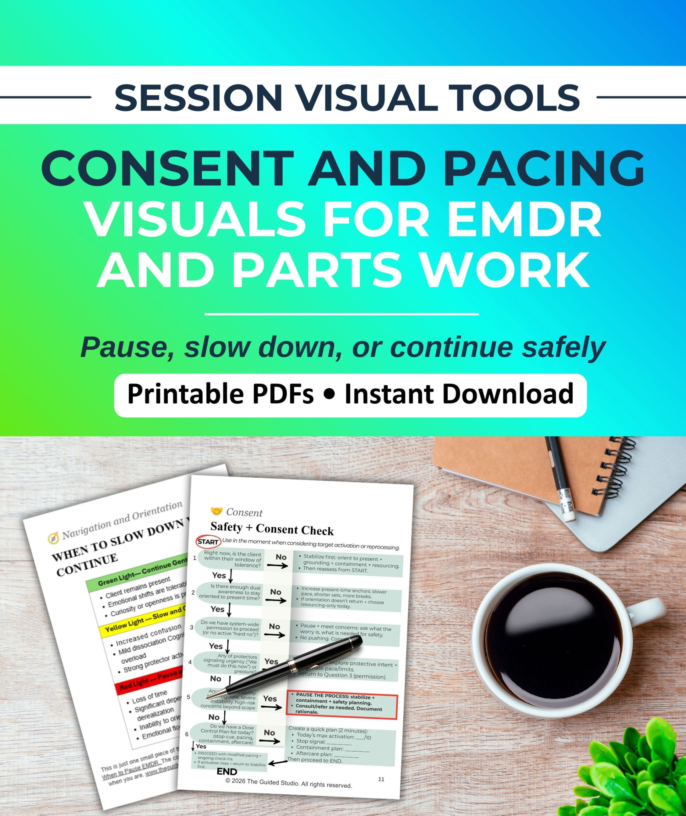 Consent, Pacing & Visual Tools for EMDR and Parts Work