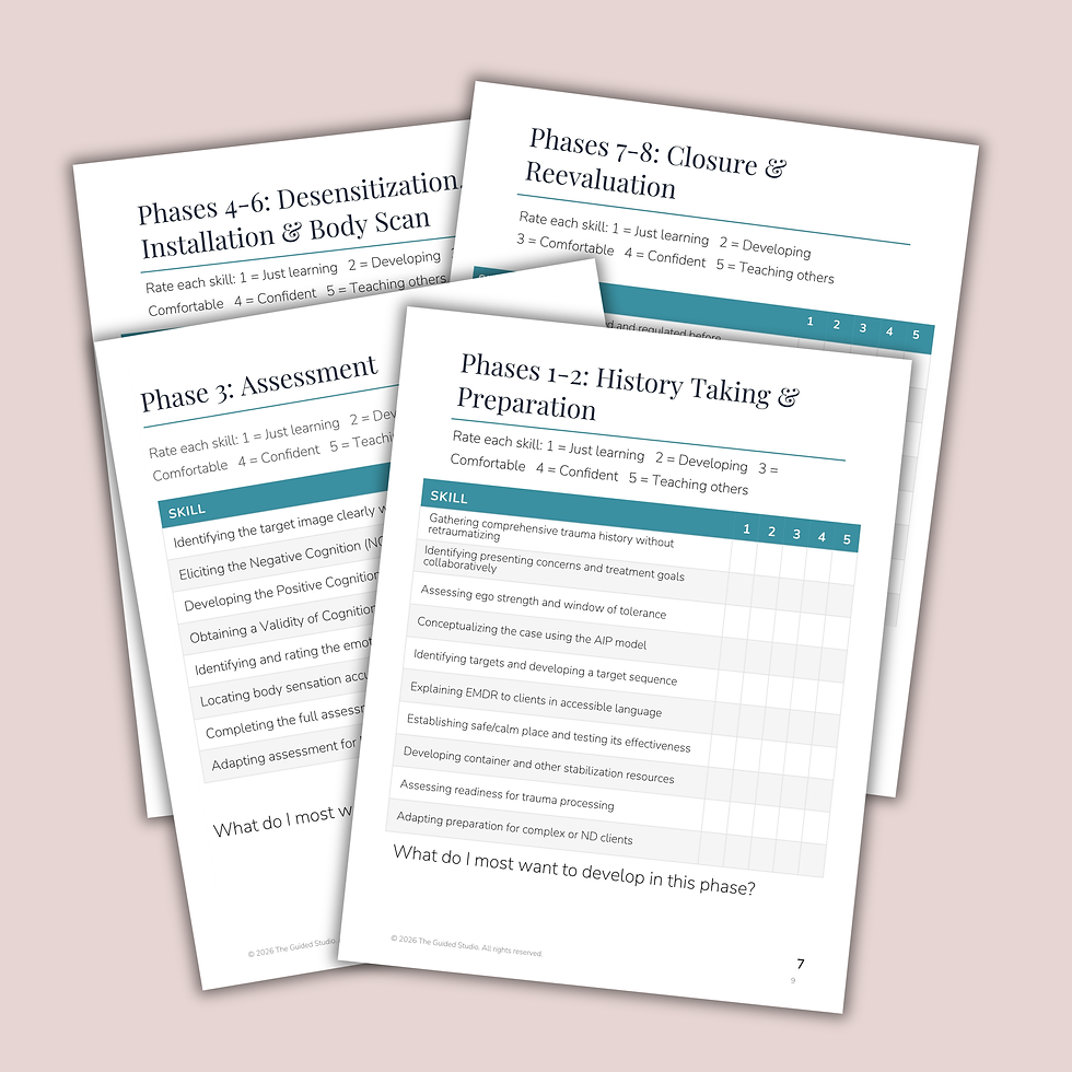Thumbnail: Foundational EMDR Skills Development Planner