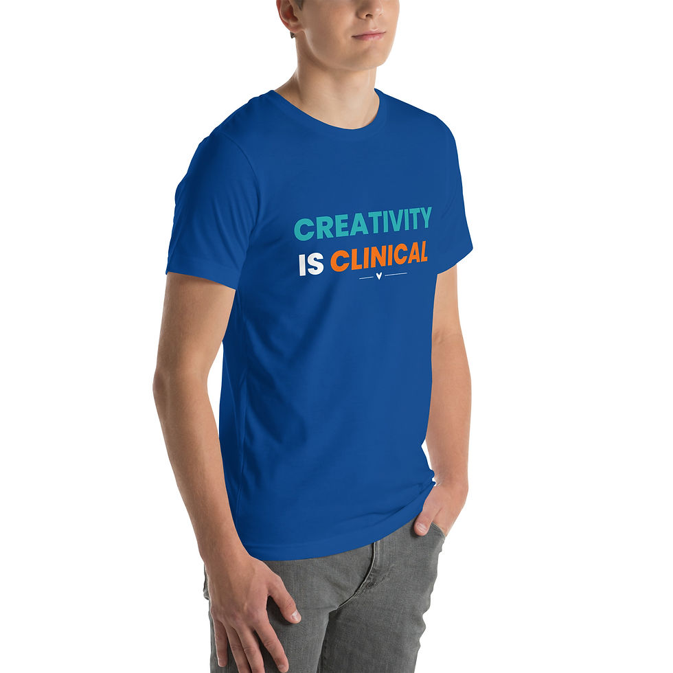 Thumbnail: "Curiosity is Clinical" T-Shirt for Therapists