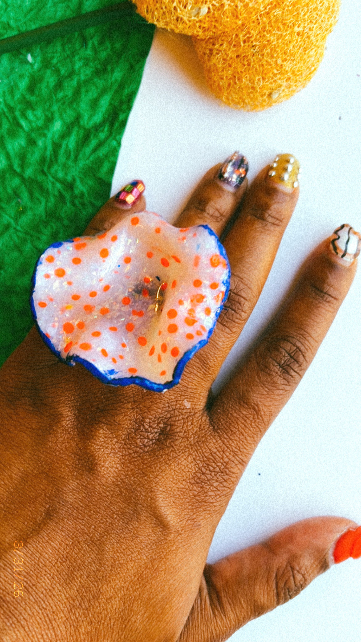 Oli Ring:  Fancy Floral