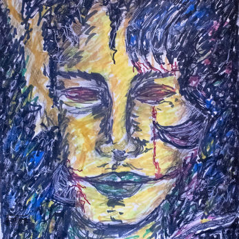 Dark art woman