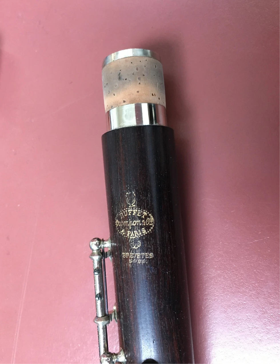 Thumbnail: Rare Antique Buffet-Crampon 19th Century Wood Flute, New Pads/Corks;with Case