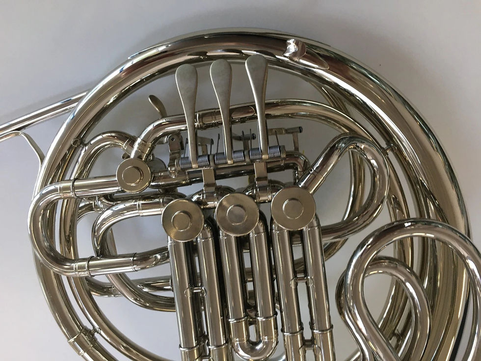 Thumbnail: Extra Clean Used Conn 8D Double French Horn in Nickel-Silver; with Case
