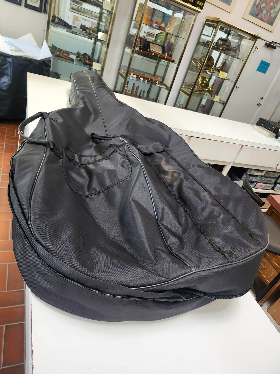 Thumbnail: Mint Open Box Krutz 400 Series Model B340 3/4 Upright Bass with Bag and Bow