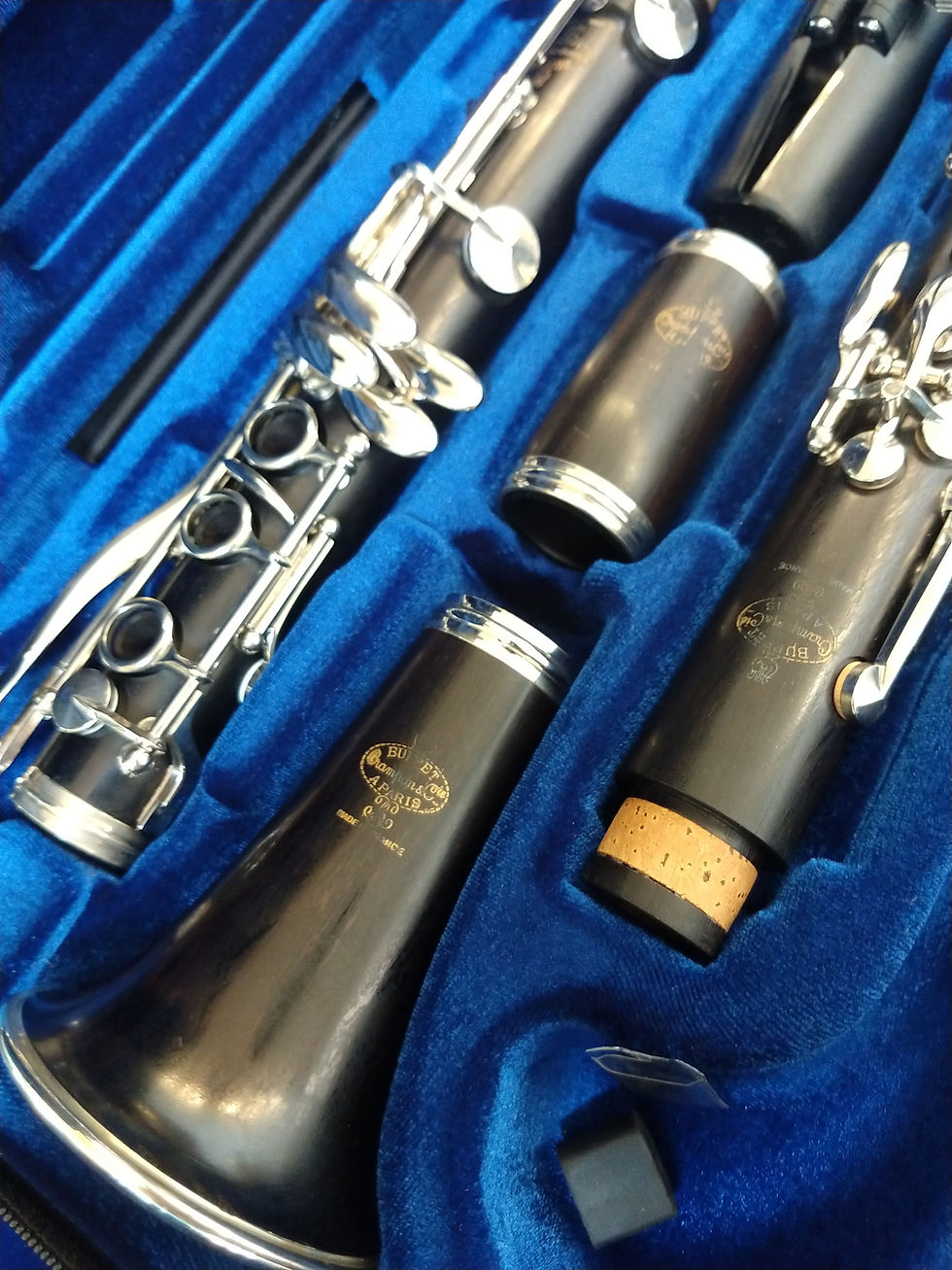 Thumbnail: Vintage 1985 Buffet-Crampon (Paris) Model R-13 Bb Clarinet w/ Case, Mouthpiece