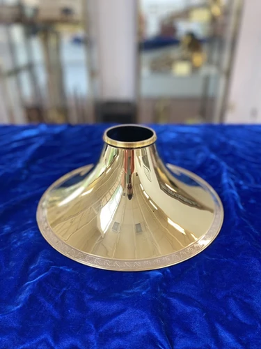 New Engelbert Schmid Medium French Horn Bell Flare, Hand Hammered