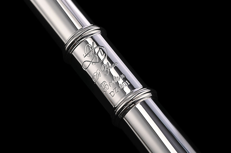 Thumbnail: Mint Open Box Di Zhao DZ 801BEF Flute, Solid Sterling Head, Body and B Foot