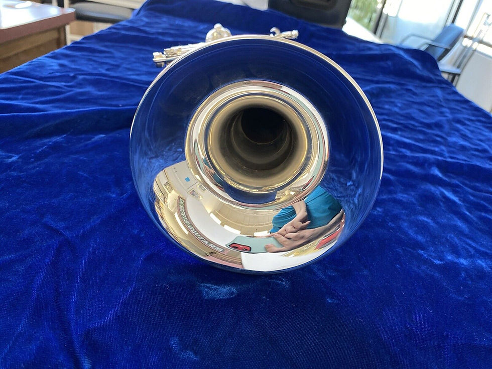 Thumbnail: Mint Open Box King Silver Flair 2055S Bb Silver Trumpet with Case and Mouthpiece
