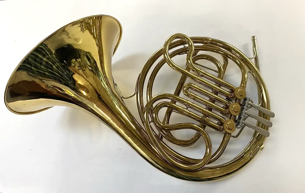 Thumbnail: Very Clean Used Conn 14D Single F French Horn, Lacquered; with Case, Mouthpiece