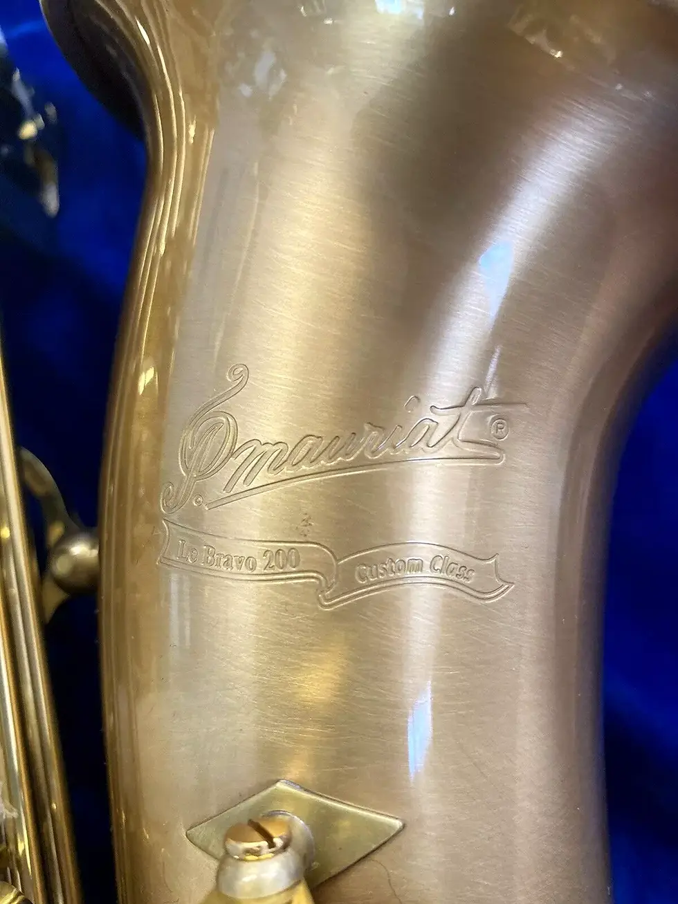 Thumbnail: Mint Open Box P. Mauriat Lebravo 200 Alto Saxophone; with Case, Mouthpiece