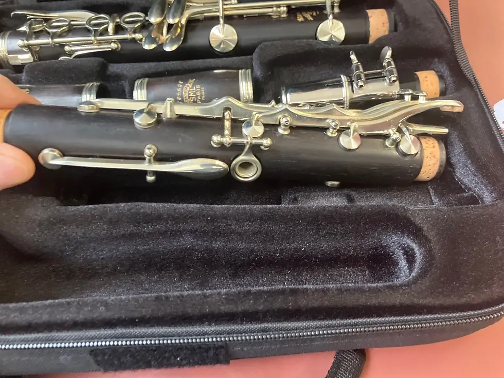 Thumbnail: Vintage "Strasser" S.M.L Bb Clarinet, made in France, New pads/corks; with Case