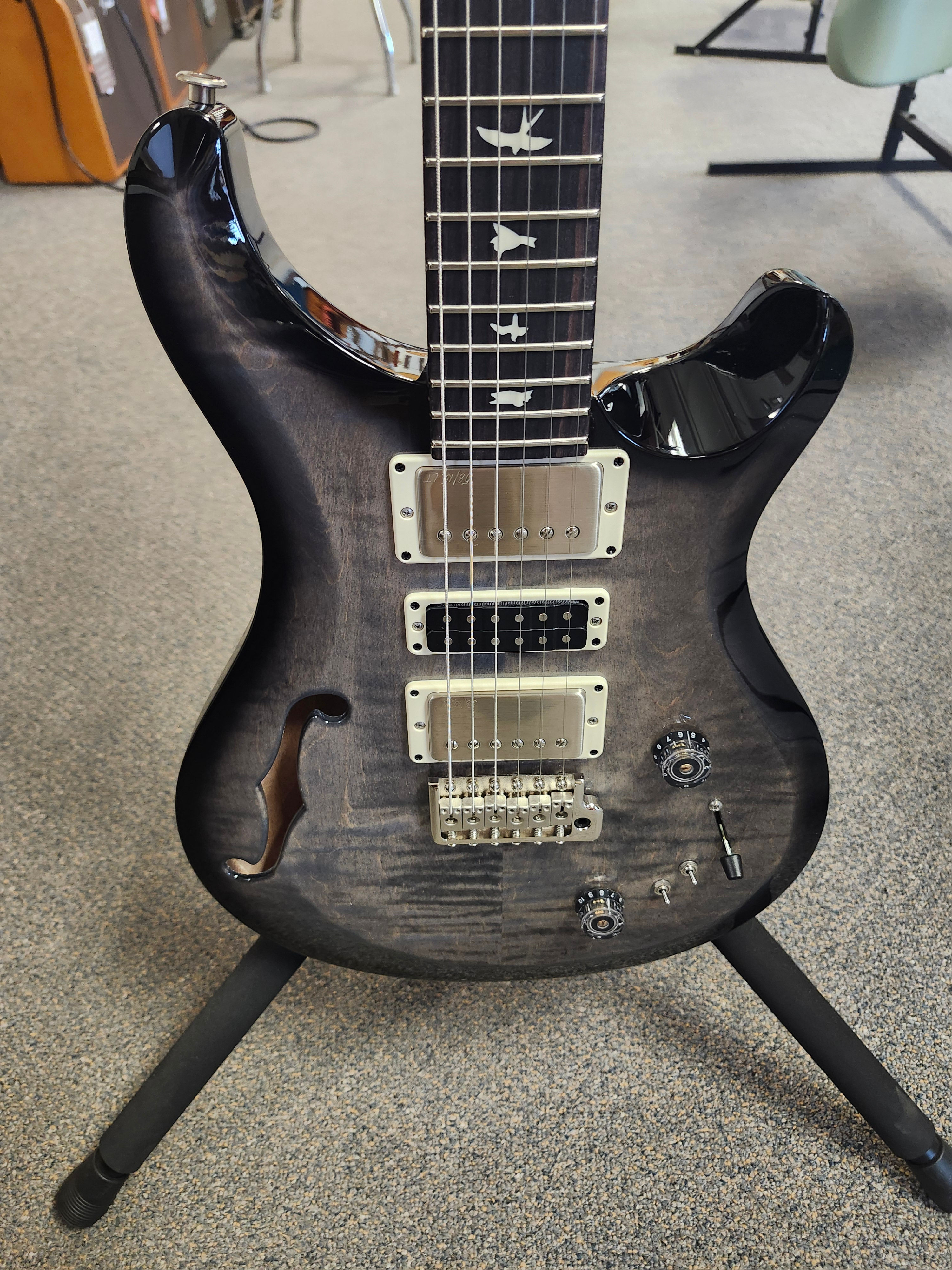 New PRS S2 Special Semi-Hollow - Faded Gray Black Burst w/ PRS Premium Gigbag