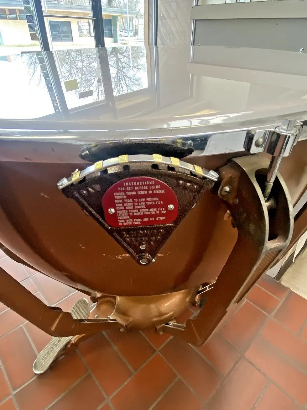 Thumbnail: Very Clean Used 32" Ludwig "Standard Symphony" Fiberglass Timpani;w/tuning gauge