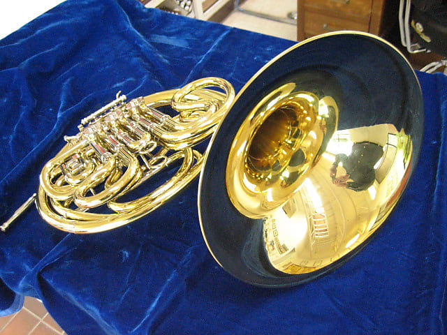 Thumbnail: New Alexander 103MAL Double French Horn in Yellow Brass
