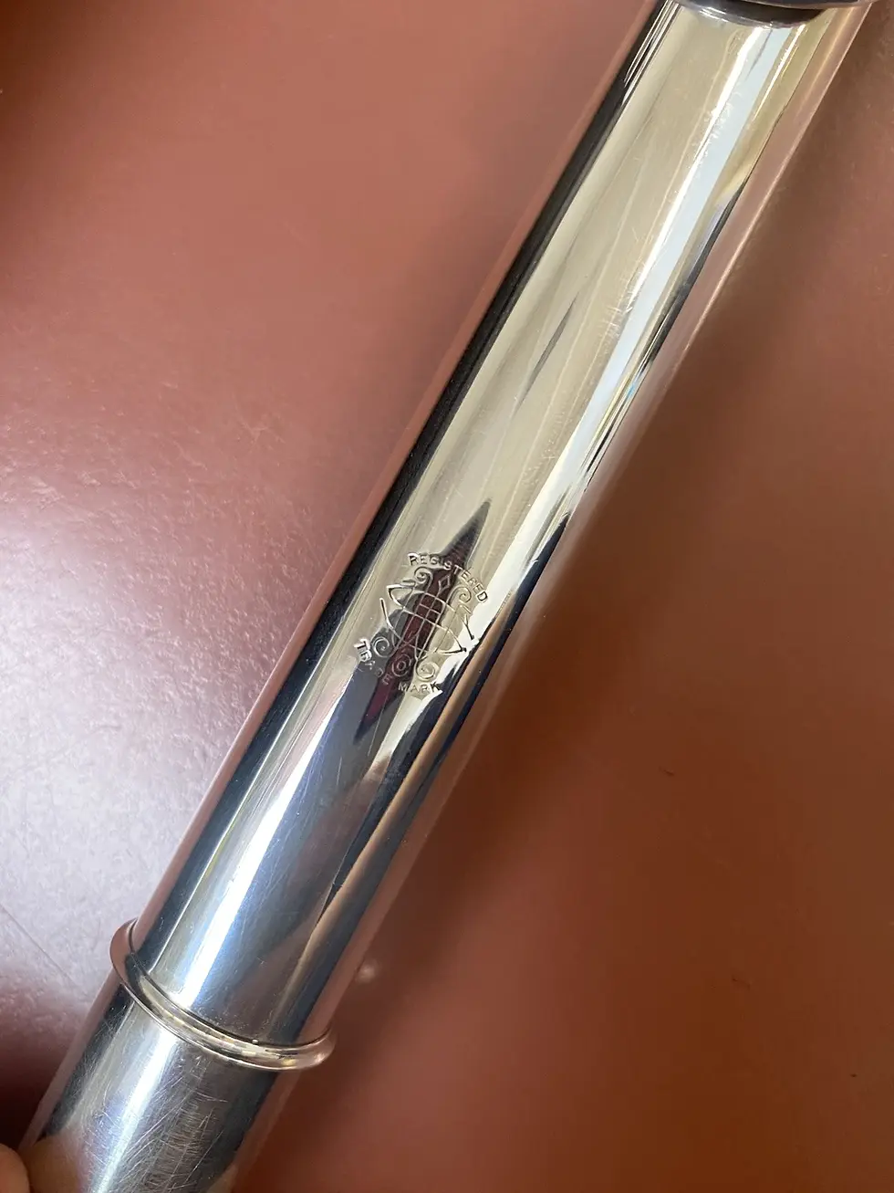 Thumbnail: Vintage 1925 W.S Haynes Solid Silver Flute, French Keys, New Pads; with Case