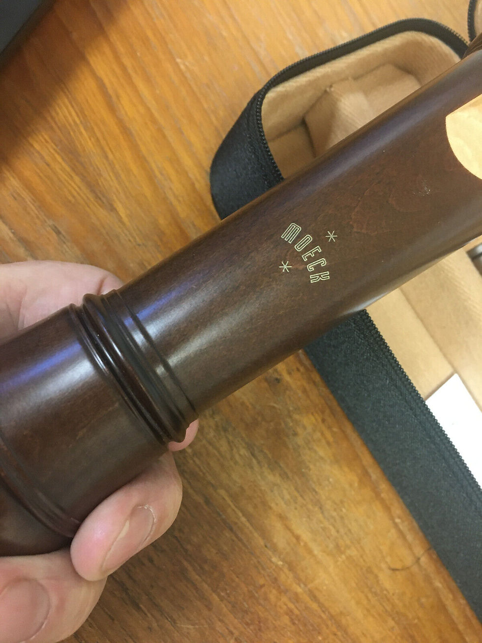 Thumbnail: NEW MOECK 4401 TENOR RECORDER, STAINED MAPLE "ROTTENBURGH" COPY