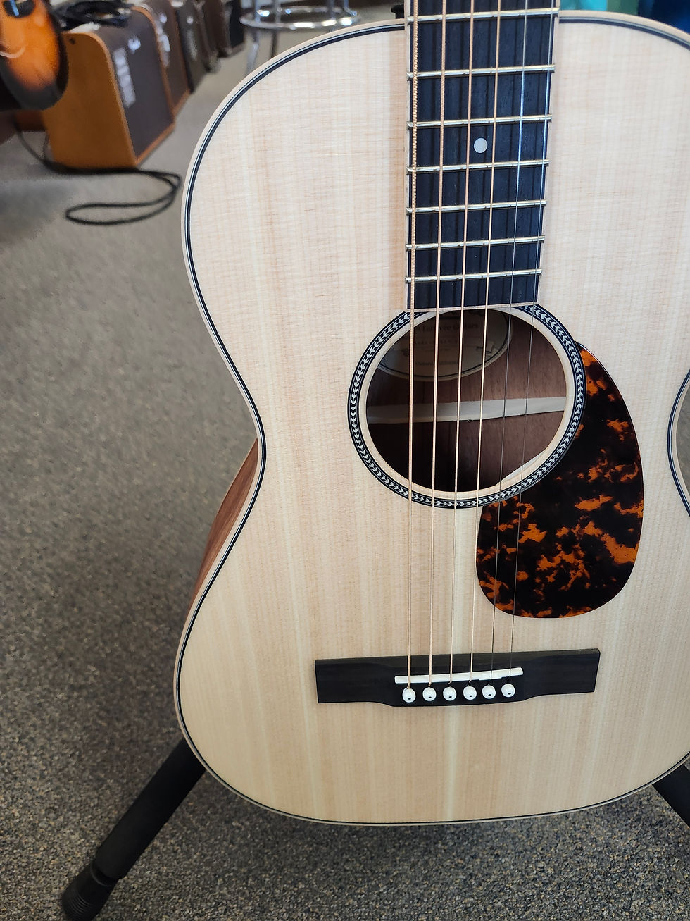 Thumbnail: New Larrivee P-03E Parlor Acoustic Guitar Natural Satin w/ Pickup and Hard Case