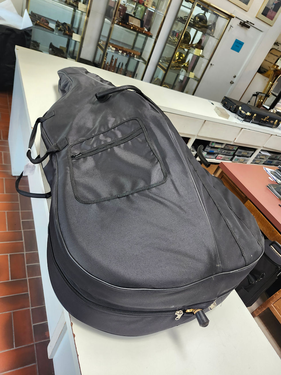 Thumbnail: Mint Open Box Krutz 450 Model B345 3/4 Upright Bass with Bag and Bow