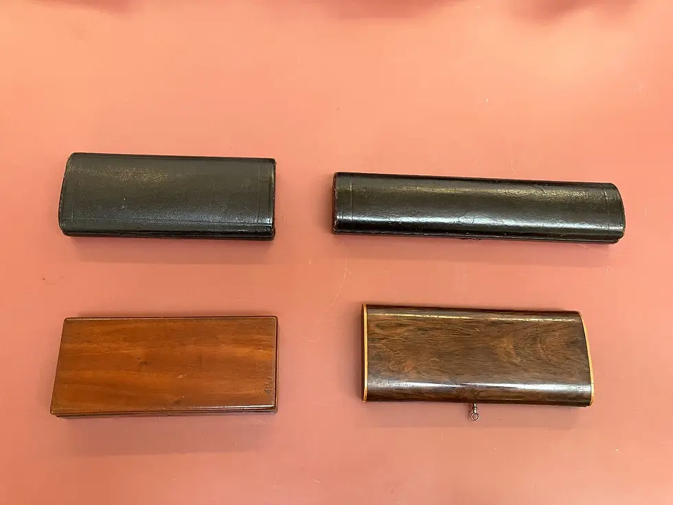 Thumbnail: A Small Collection of 4 Antique French Flutes from the Godfroy Family(1818-1888)