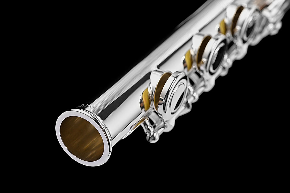 Thumbnail: Mint Open Box Di Zhao 701BEF Flute,Solid Sterling Silver Head, B Foot;with Case