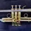 Thumbnail: New Carol Brass 5060H-YSS-Bb-SLB Pro Bb Trumpet, Satin Lacquer Bell; with Case