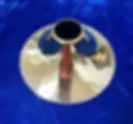Thumbnail: New Engelbert Schmid Medium French Horn Bell Flare, Hand Hammered with Kranz
