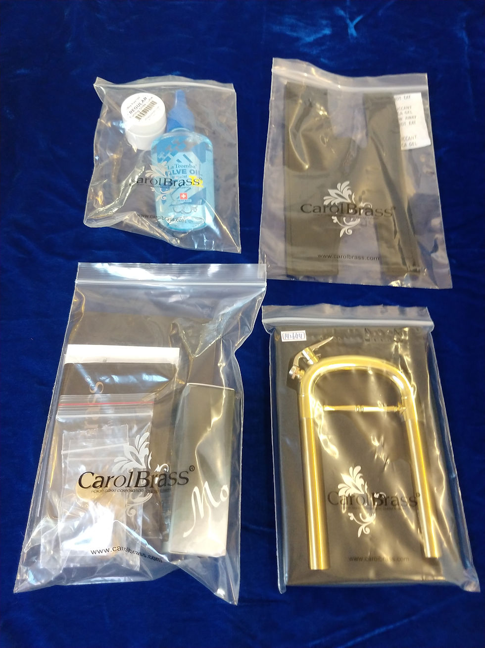 Thumbnail: New Carol Brass CTR-5060H-GSS-Bb-L Professional Bb Trumpet - Lacquer with Case