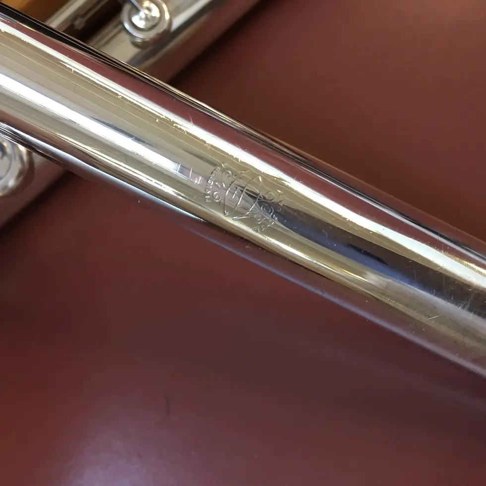 Thumbnail: Vintage 1960 W.S Haynes Handmade "Plateau" Solid Silver Flute,New Pads;with Case