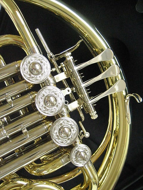 Thumbnail: New Alexander 1106MAL-HG "Heldenhorn" Double French Horn in Yellow Brass