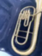 Thumbnail: Very Clean Used Jupiter JBR462 3-valve Baritone Horn; with Case