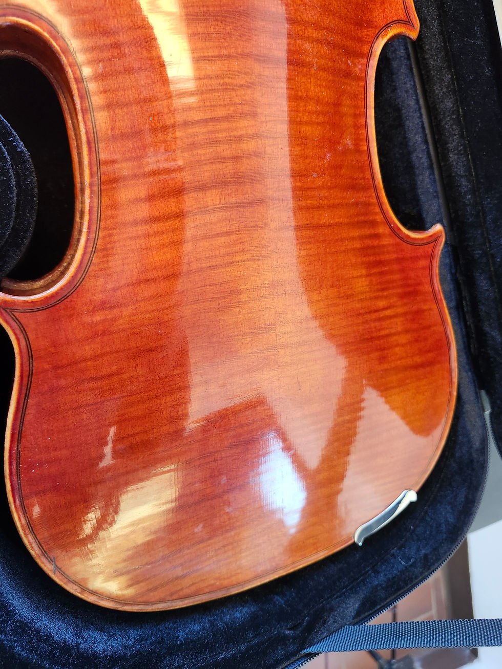 Thumbnail: Vintage Step-Up John Juzek 15.5" Viola 1950s? with Case and Bow
