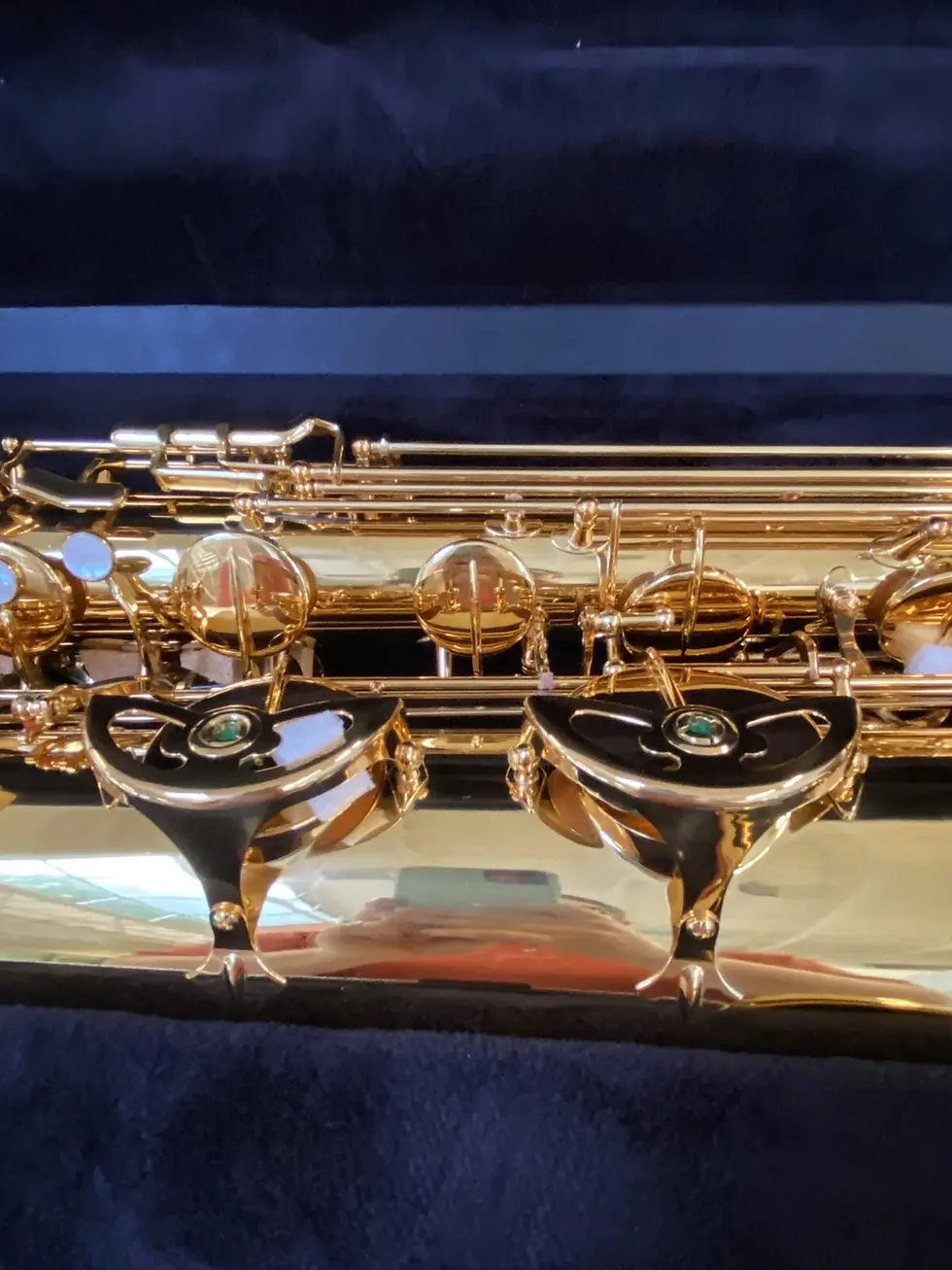 Thumbnail: Mint Open Box P. Mauriat PMB-185 Baritone Saxophone; with Case, Mouthpiece