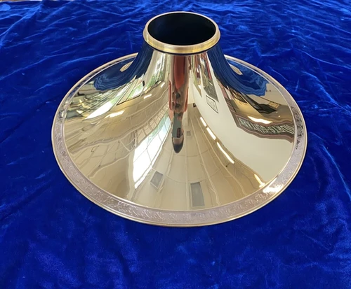 New Engelbert Schmid Medium French Horn Bell Flare, Hand Hammered