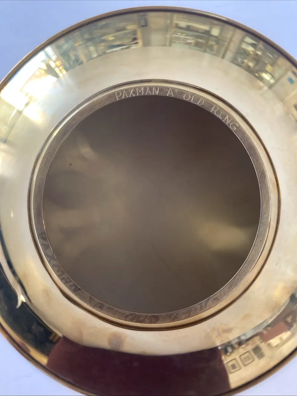Thumbnail: Very Clean Used Paxman "A" French Horn Bell Flare in Gold Brass, unlacquered