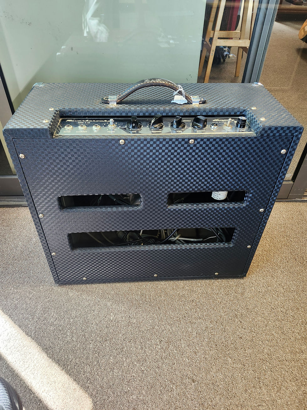 Thumbnail: Vintage 1960s Ampeg R-12R Reverberocket 1X12" Combo Amplifier Blue w/ Footswitch