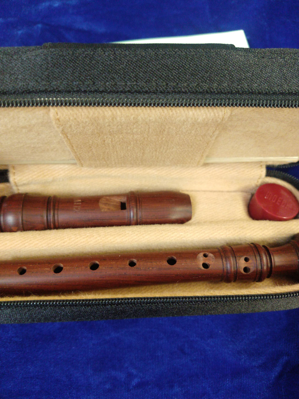 Thumbnail: New Moeck Model 4105 Sopranino Recorder - Palisander (Rosewood)