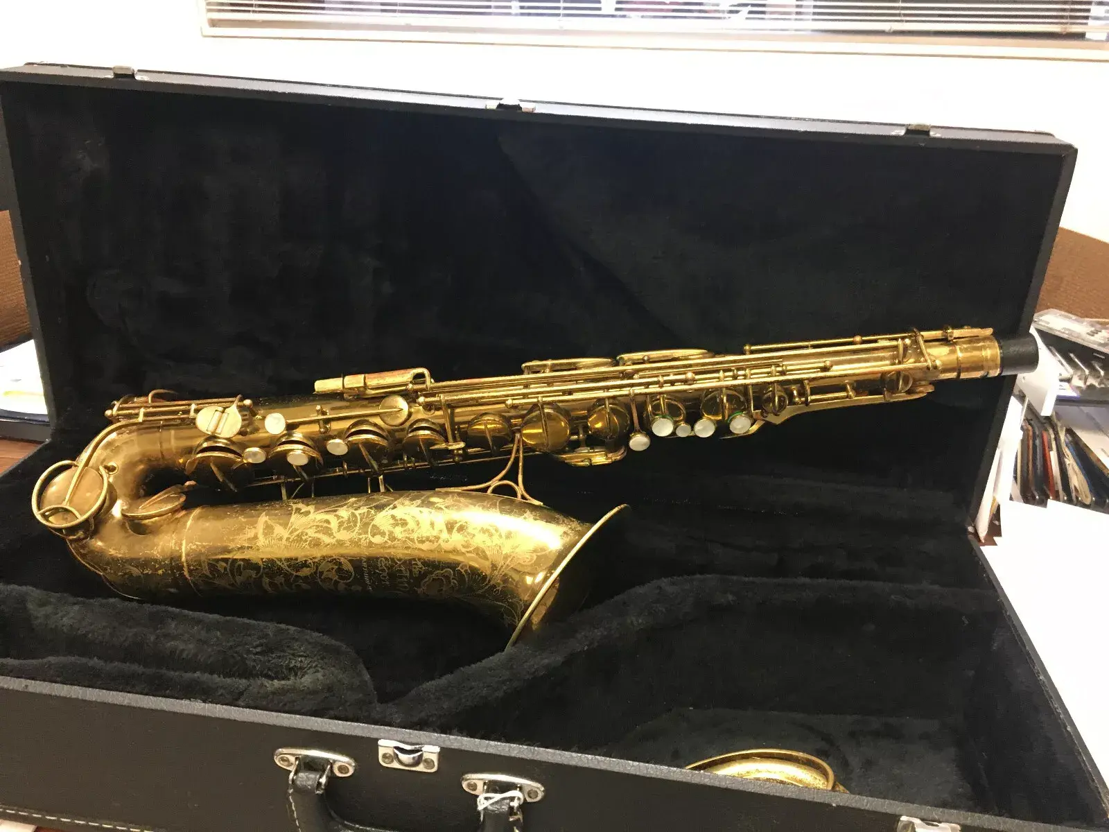 Vintage 1947 "The Martin Committee" Tenor Saxophone; with Case, Mouthpiece