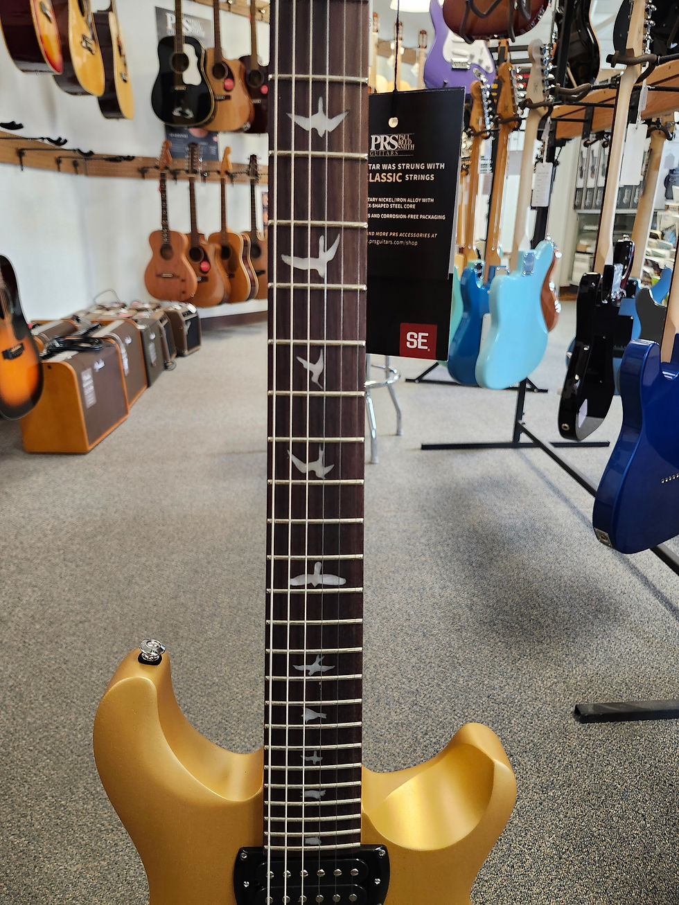 Thumbnail: New PRS Paul Reed Smith SE CE 24 Standard Satin - Metallic Gold Stain w/ PRS Bag