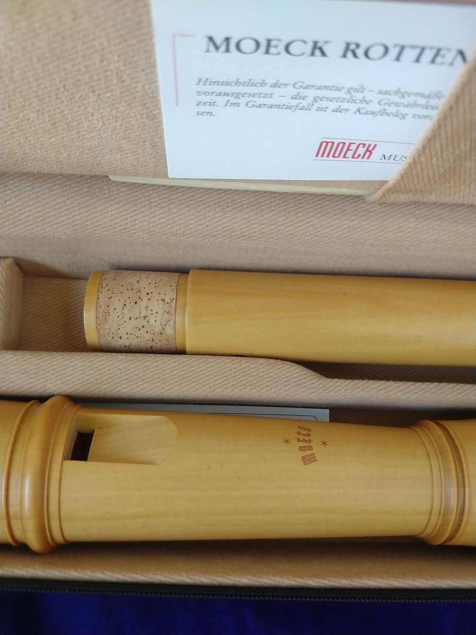 Thumbnail: New Moeck Rottenburgh 4424 Tenor Recorder - Boxwood with Case