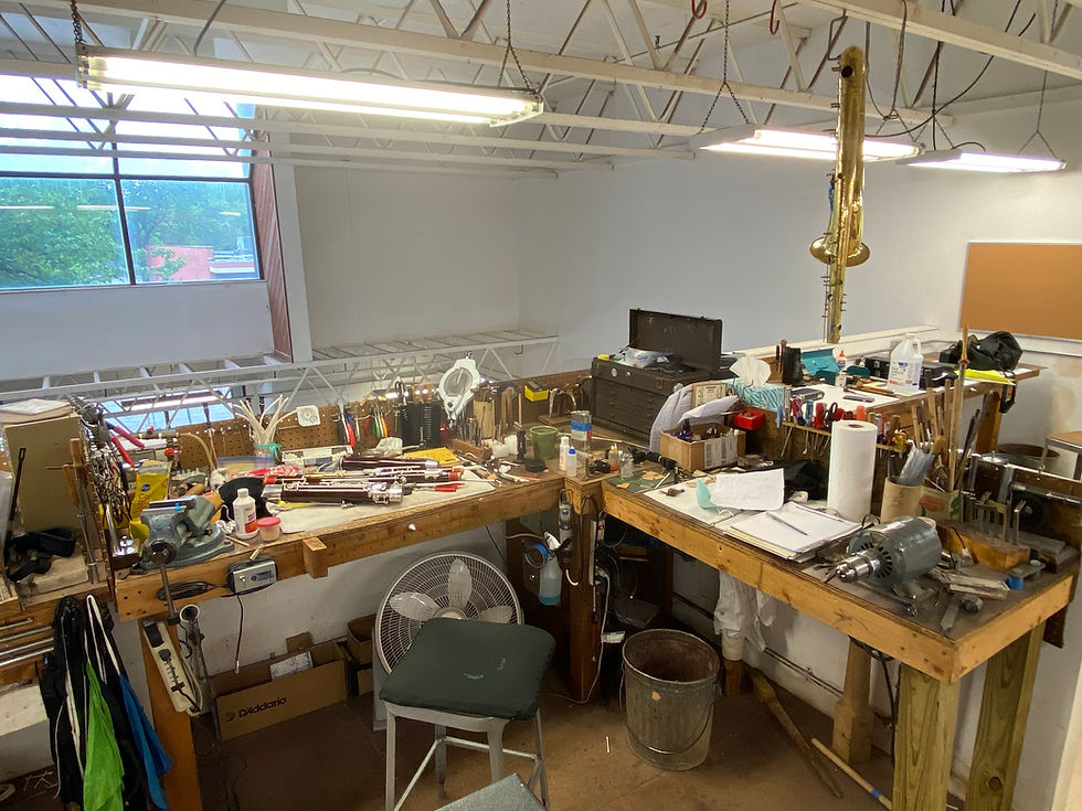 Band Shop Work Benches