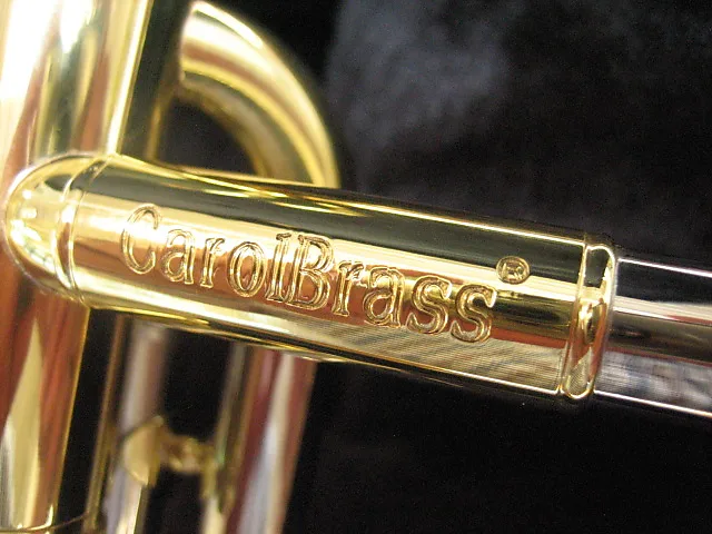 Thumbnail: New Carol Brass CFL-6200-GSS-Bb-L Flugelhorn with Case, Mouthpiece