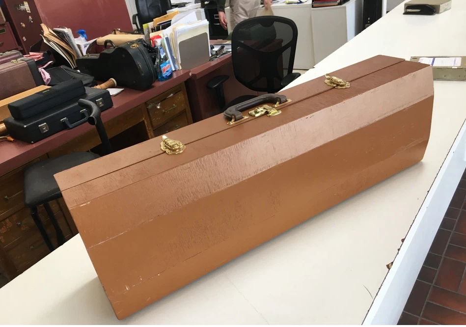 Thumbnail: Vintage German Treble Viol da Gamba 1960s with Case and Bow