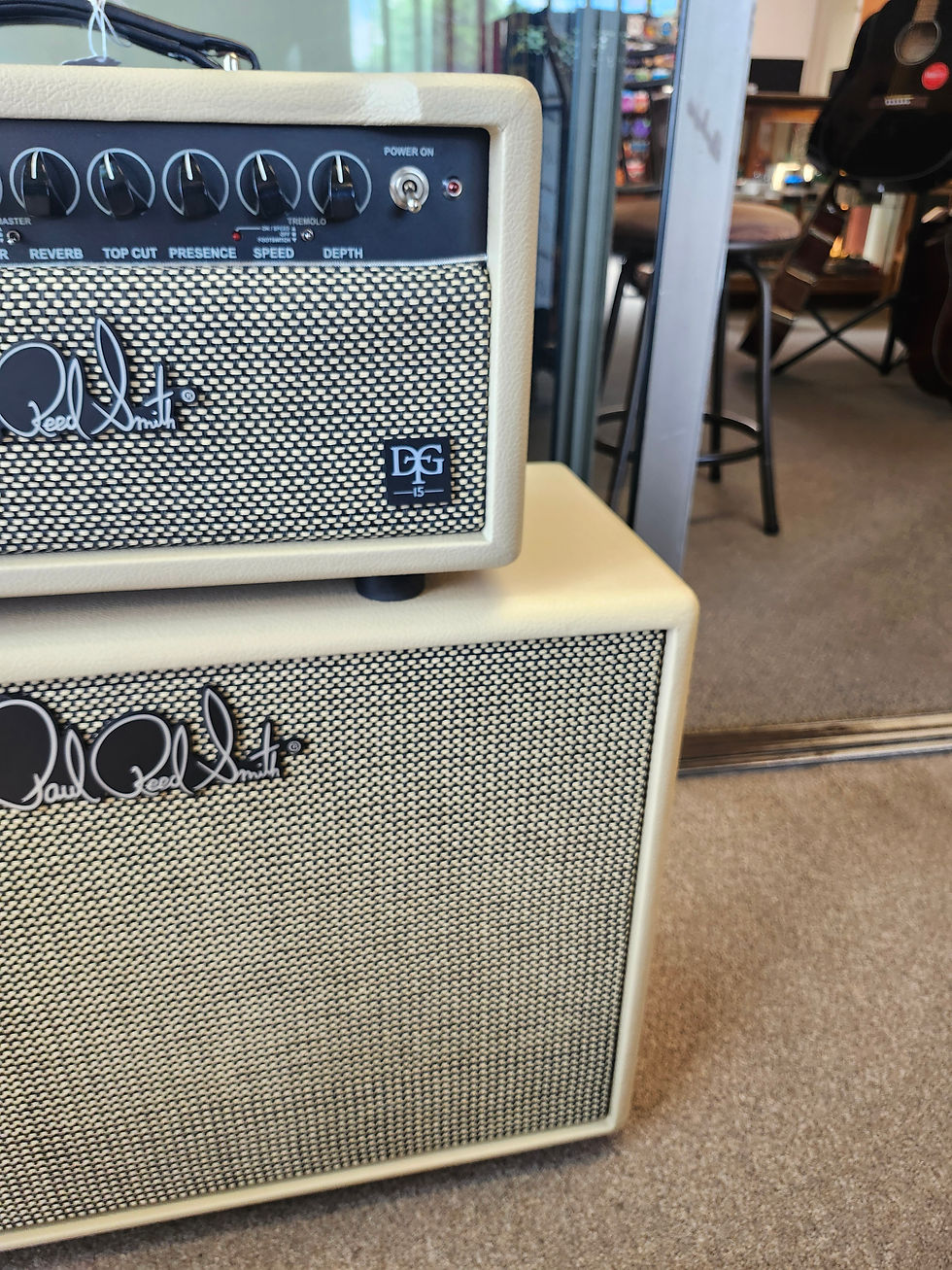 Thumbnail: New PRS DGT 15 Amp Head and David Grissom 1x12" Cabinet - Blonde w/ Footswitch