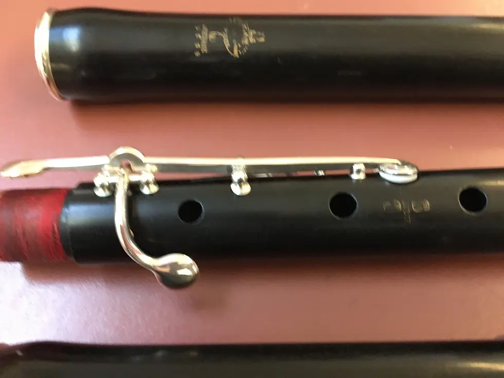 Thumbnail: Original 5-Key Antique Godfroy Flute (1875-1885), New Pads; with Original Case