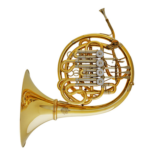 デッドストック　未使用　BLYSZAK　OX HORN　オックスホーン New Alexander 107X-MAL Double Descant Horn in Bb/High F, Yellow