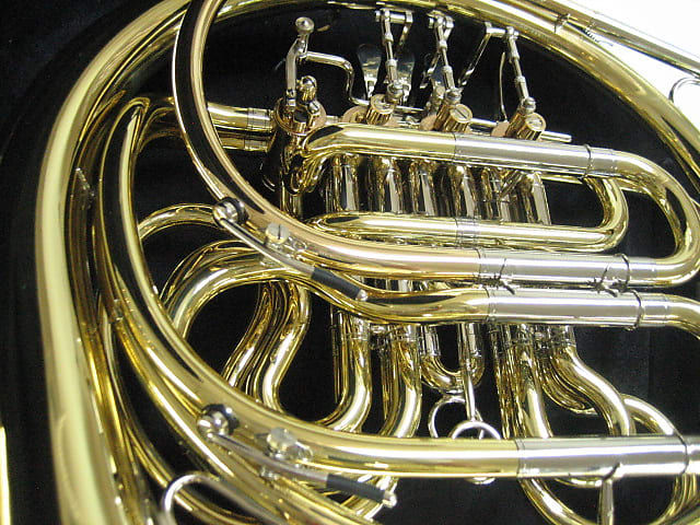 Thumbnail: New Alexander 1106MAL-HG "Heldenhorn" Double French Horn in Yellow Brass