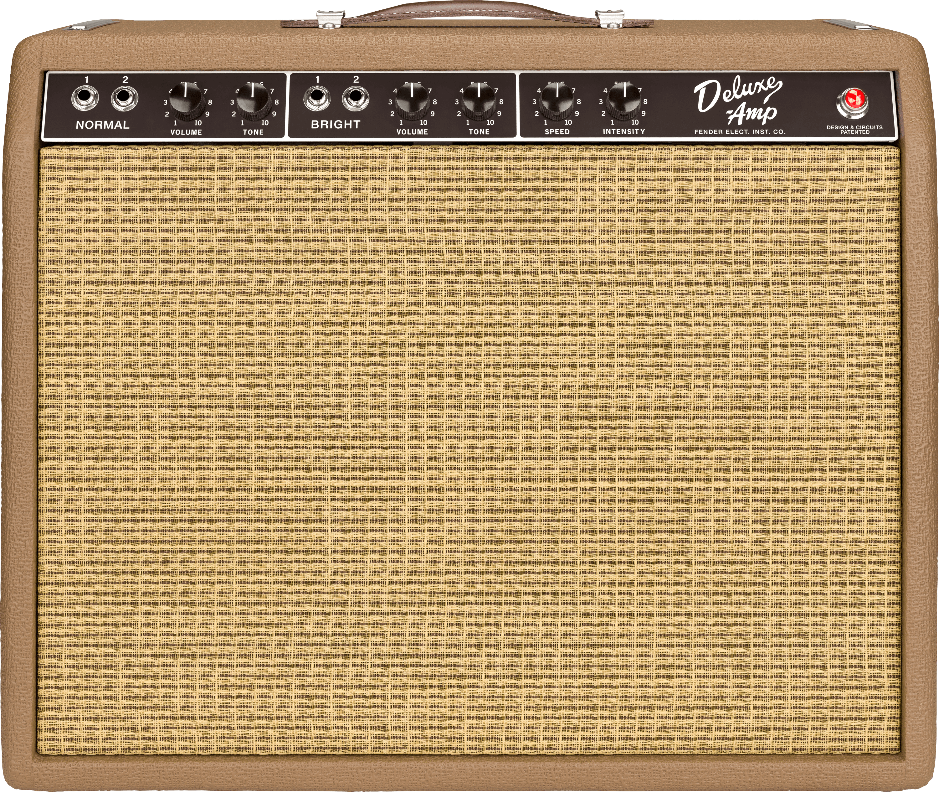 New 2026 Fender '62 Deluxe 1x12", 20-watt Combo Amp Brown and Wheat w/ Cover, FS