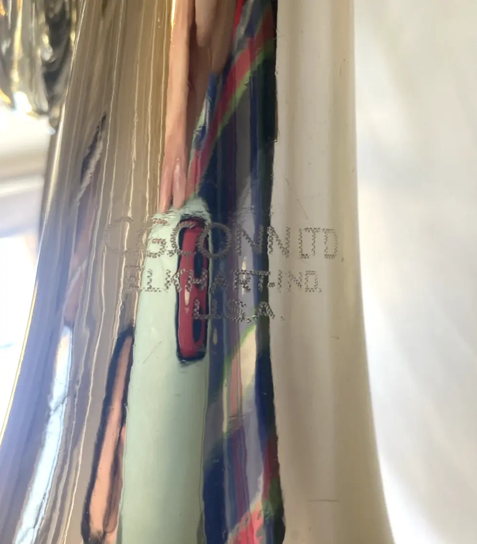 Thumbnail: Vintage 1970 Elkhart Conn 8D Double French Horn in Nickel-Silver; with Case